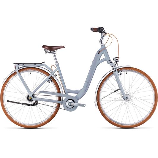 CUBE ELLA CRUISE METALLICSTONE N GREY 2023 NŐI CITY KERÉKPÁR