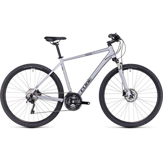 CUBE NATURE EXC POLARSILVER N BLACK 2023 FÉRFI CROSS KERÉKPÁR