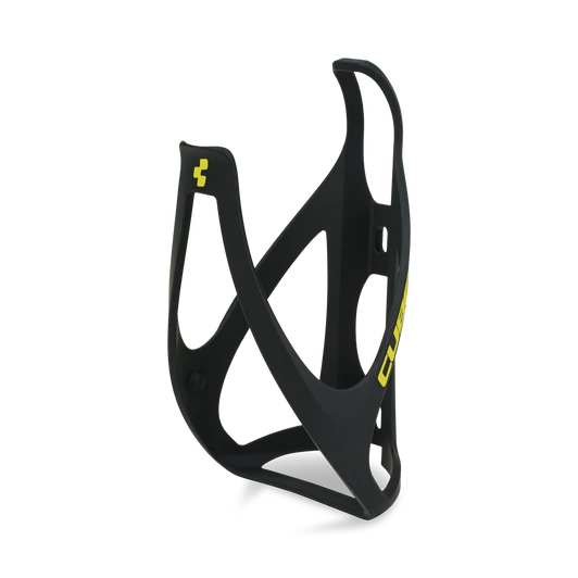 CUBE Bottle Cage HPP Kerékpár Kulacstartó NEW - matt black´n´flashyellow színben