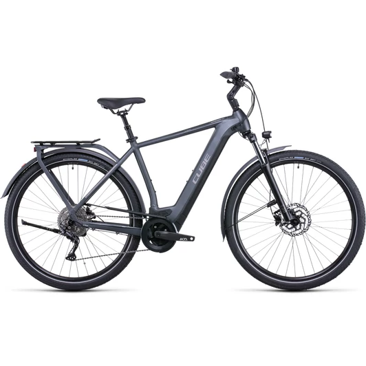 CUBE KATHMANDU HYBRID ONE 625 GREY'N'TEAK FÉRFI ELEKTROMOS TREKKING KERÉKPÁR 2022