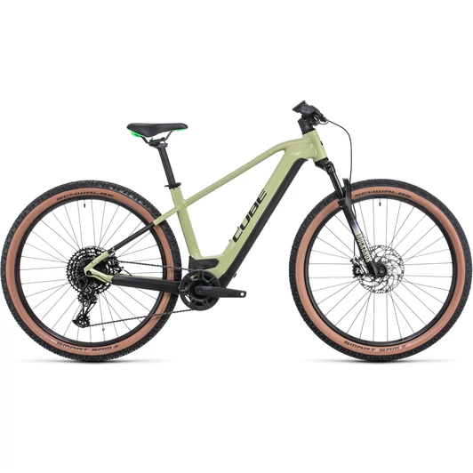 CUBE REACTION HYBRID EXC 625 29 GREEN´N´FLASHGREEN FÉRFI ELEKTROMOS MTB KERÉKPÁR 2022