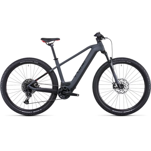 CUBE REACTION HYBRID EXC 750 29 GREY´N´RED  FÉRFI ELEKTROMOS MTB KERÉKPÁR 2022
