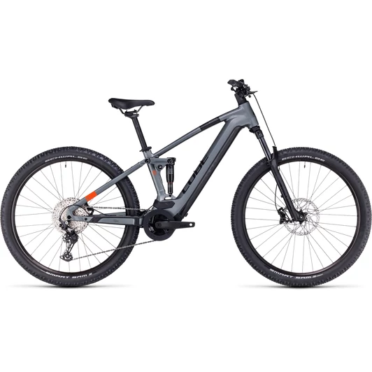 CUBE STEREO HYBRID 120 PRO 750 29 FLASHGREY´N´ORANGE FÉRFI ELEKTROMOS ÖSSZTELESZKÓPOS MTB KERÉKPÁR 2023
