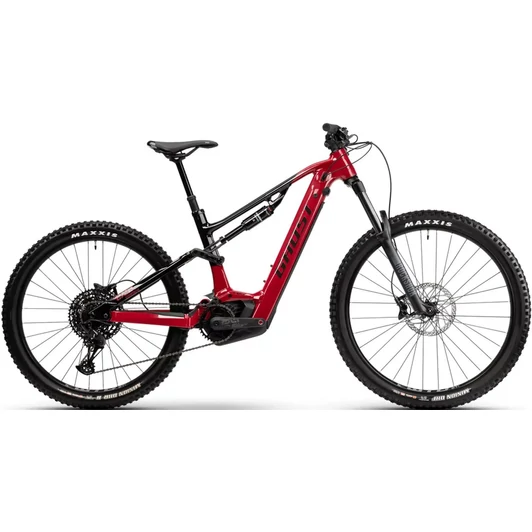 GHOST E-ASX 160 Essential B625 Red/Black 2024 Férfi Elektromos Összteleszkópos MTB Kerékpár