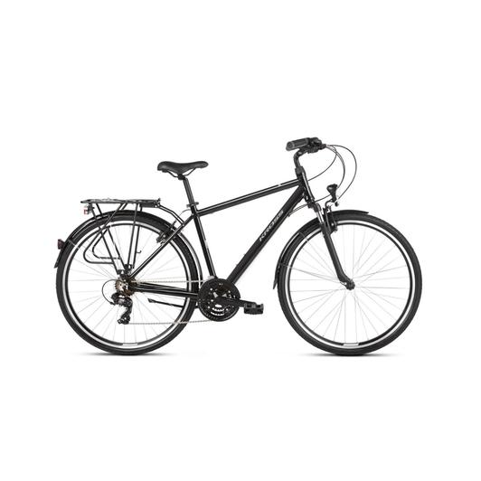 KROSS TRANS 1.0 M BLACK / GREY 2022 FÉRFI TREKKING KERÉKPÁR