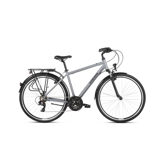 KROSS TRANS 1.0 GREY / BLACK 2022 FÉRFI TREKKING KERÉKPÁR