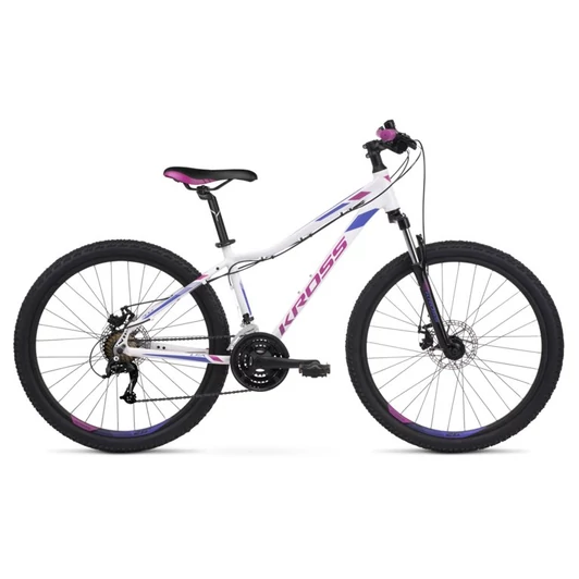 KROSS LEA 3.0 27,5" WHITE / PURPLE 2022 NŐI MTB KERÉKPÁR