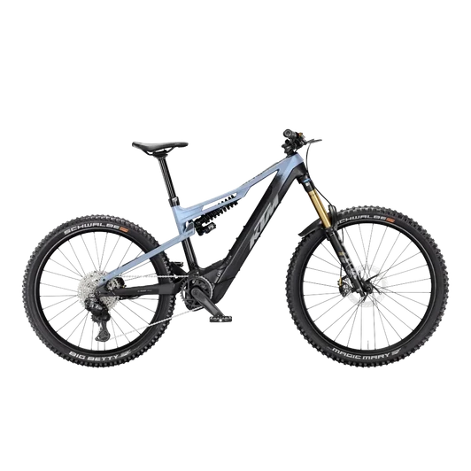 KTM MACINA PROWLER PRESTIGE CX-R Di2  XL/53 Összteleszkópos elektromos  MTB kerékpár SHARK BLUE+METALLIC BLACK MATT színben