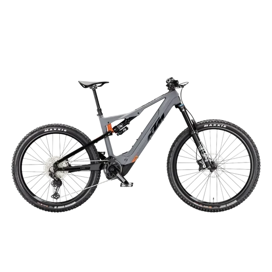 KTM MACINA KAPOHO PRO LTD  XL/53 Összteleszkópos elektromos  MTB kerékpár GREY MATT+FLAMING BLACK színben