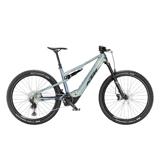 KTM MACINA LYCAN 872  S/38 Összteleszkópos elektromos  MTB kerékpár VELVET PETROL MATT színben