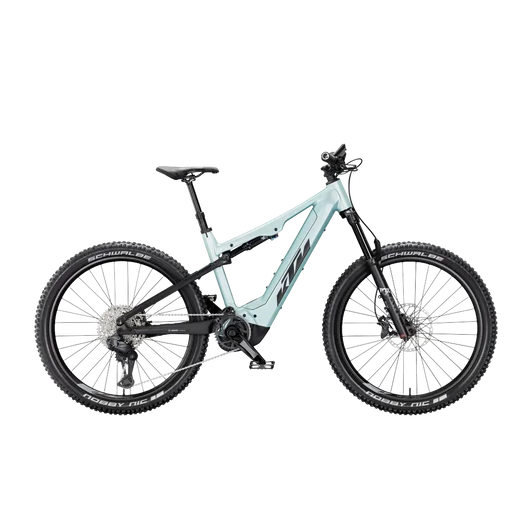 KTM MACINA LYCAN 771 GLORIOUS Di2  S/38 Összteleszkópos elektromos  MTB kerékpár PALE MINT+BLACK MATT színben