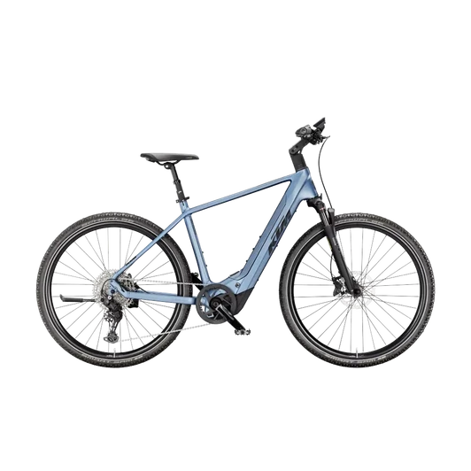 KTM MACINA CROSS CX 810  H 56 Férfi elektromos crosstrekking kerékpár STEEL BLUE MATT színben