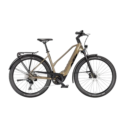 KTM MACINA GRAN 810 Di2  D 46 Női elektromos trekking- túra kerékpár OLIVE PEARL színben