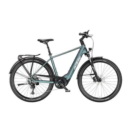 KTM MACINA GRAN 820  H 56 Férfi elektromos trekking- túra kerékpár GREEN PURPLE FLIP MATT színben