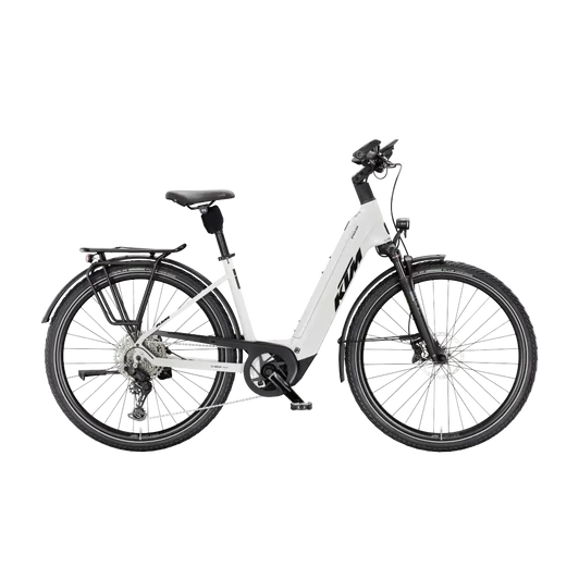 KTM MACINA STYLE 820  US 46 Unisex elektromos trekking- túra kerékpár WHITE színben 2026