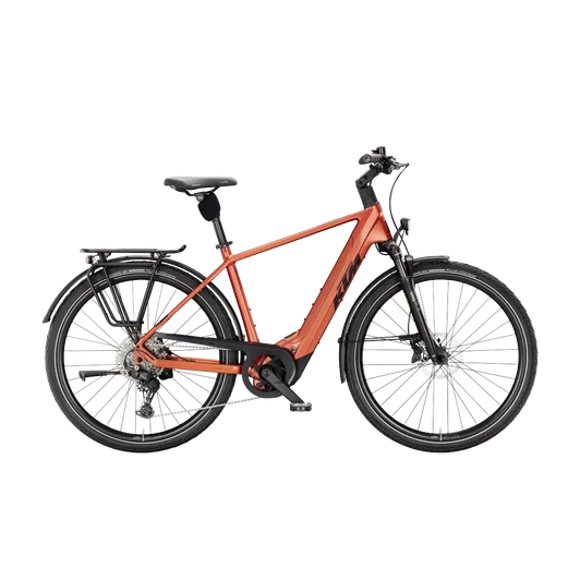 KTM MACINA STYLE 830  H 51 Férfi elektromos trekking- túra kerékpár BURNT ORANGE MATT színben