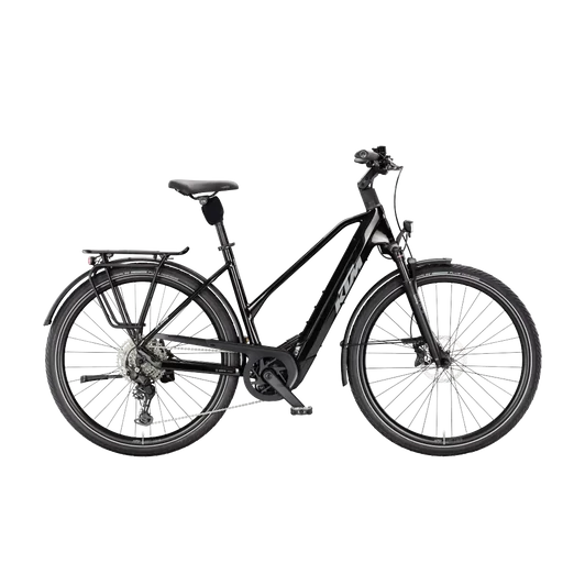 KTM MACINA STYLE 830  D 46 Női elektromos trekking- túra kerékpár DIAMOND BLACK színben