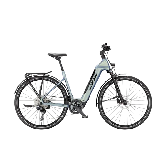 KTM MACINA SPORT SX ELITE Di2  US 51 Unisex elektromos trekking- túra kerékpár VELVET PETROL MATT színben