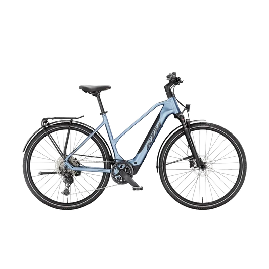 KTM MACINA SPORT SX 20  D 51 Női elektromos trekking- túra kerékpár STEEL BLUE MATT színben