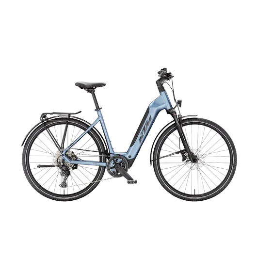 KTM MACINA SPORT SX 20  US 51 Unisex elektromos trekking- túra kerékpár STEEL BLUE MATT színben