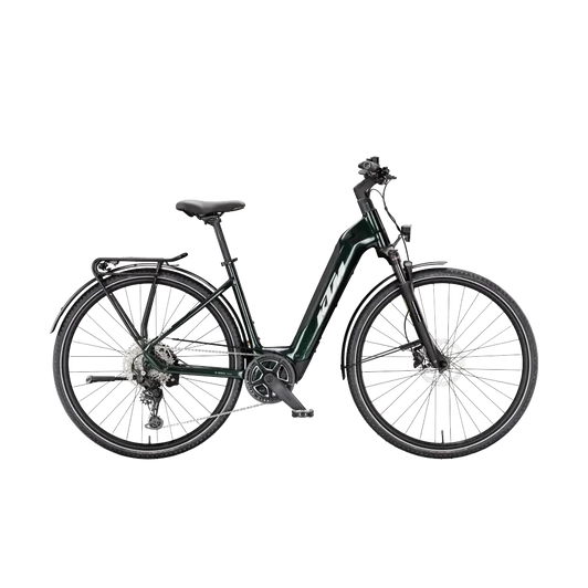 KTM MACINA SPORT SX 20  US 56 Unisex elektromos trekking- túra kerékpár SMARAGD BLACK színben