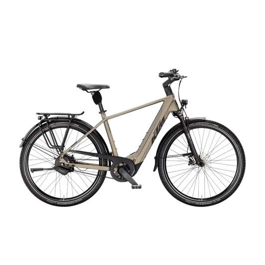 KTM MACINA CITY 810 BELT  H 51 Férfi elektromos városi kerékpár OLIVE PEARL MATT színben