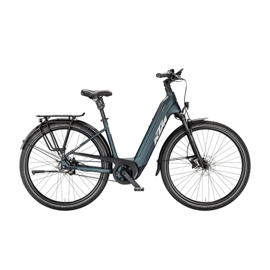 KTM MACINA CITY 820 XL BELT  US 46 Unisex elektromos városi kerékpár DARK SEA MATT színben