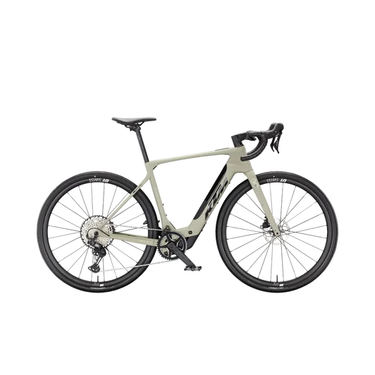 KTM MACINA GRAVELATOR SX ELITE  XS/49 elektromos  gravel kerékpár CARGO GREEN MATT színben