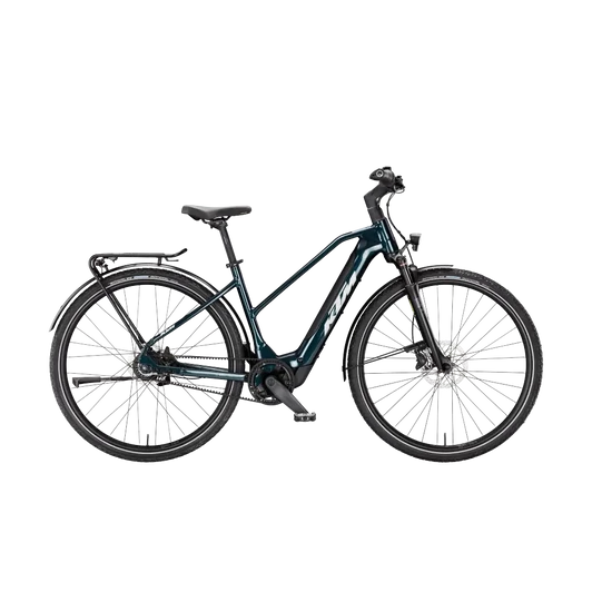 KTM MACINA SUPERBELT SX  D 51 Női elektromos trekking- túra kerékpár DARK SEA színben