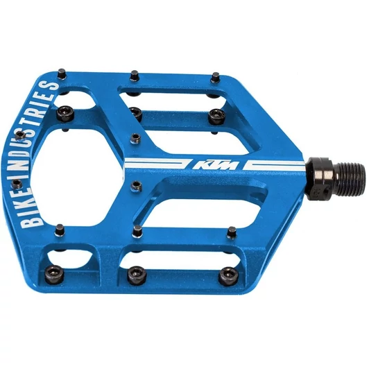 KTM PEDALS TRAIL FLAT CNC LSB WITH PINS BLUE KERÉKPÁR PEDÁL