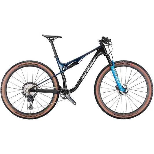 KTM SCARP PRIME carbon (transparent blue+grey+black matt) 2023 Férfi Összteleszkópos MTB Kerékpár