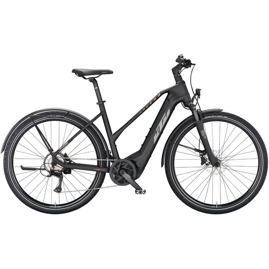 KTM MACINA CROSS CX 510 LFC  D 51 Női elektromos crosstrekking kerékpár BLACK MATT színben