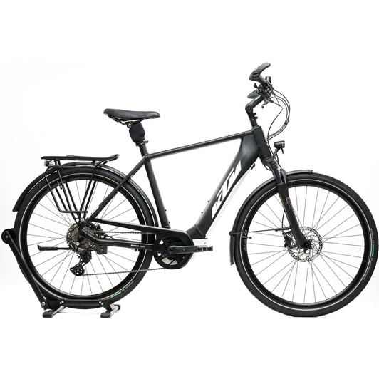 KTM MACINA TOUR CX625 LTD64 BLACK MATT (WHITE+GREY) 2024 Férfi Elektromos Trekking Kerékpár