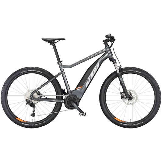 KTM MACINA RIDE 571 MACHINE GREY (SILVER+ORANGE) FÉRFI ELEKTROMOS MTB KERÉKPÁR 2023