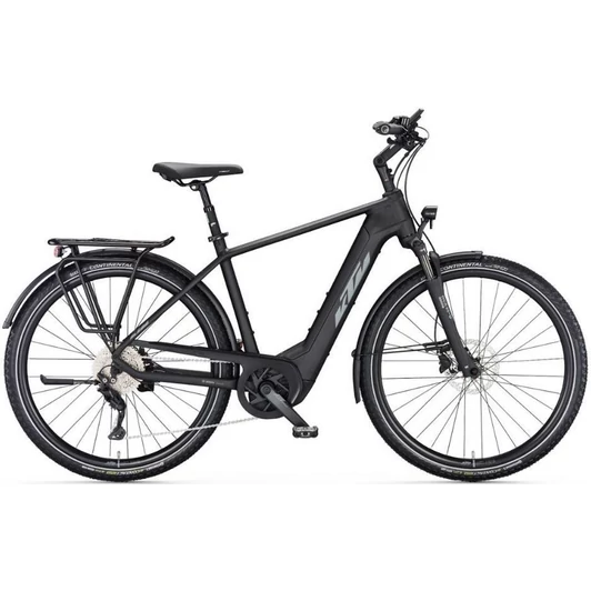 KTM MACINA TOUR CX610 BLACK MATT(GREY+YELLOW) 2023 FÉRFI ELEKTROMOS TREKKING KERÉKPÁR
