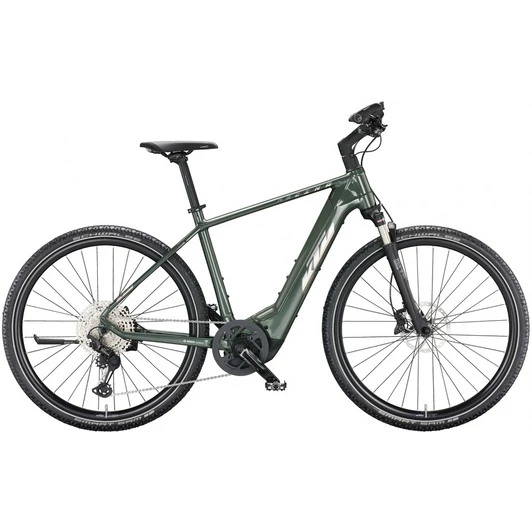 KTM MACINA CROSS 710 MOSS GREY (SILVER+ORANGE) FÉRFI ELEKTROMOS CROSS KERÉKPÁR 2022