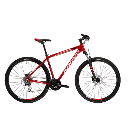 KROSS HEXAGON 5.0 RED / WHITE / BLACK 29" 2022 FÉRFI MTB KERÉKPÁR