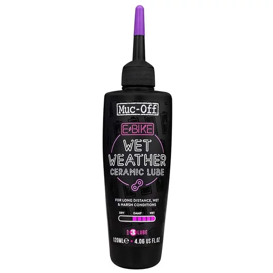 MUC-OFF eBIKE DRY CERAMIC - SZÁRAZ LÁNCOLAJ 120ML