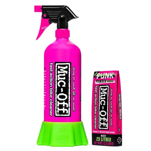 MUCC-OFF BOTTLE FOR LIFE +4x NANO CLEANER PUNK POWEDER (4 TASAK) KERÉKPÁR TISZTÓ KONCENTRÁTUM 