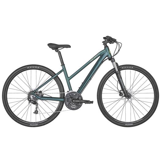 SCOTT SUB CROSS 40 DEEP TEAL GREEN/SOFT MINT TRAPÉZ 2022 NŐI CROSS KERÉKPÁR