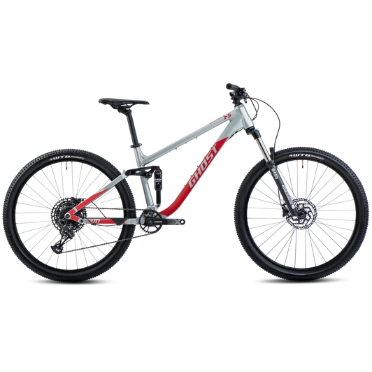 GHOST KATO FS 29 BASE GREY/RED 2022 FÉRFI ÖSSZTELESZKÓPOS MTB KERÉKPÁR