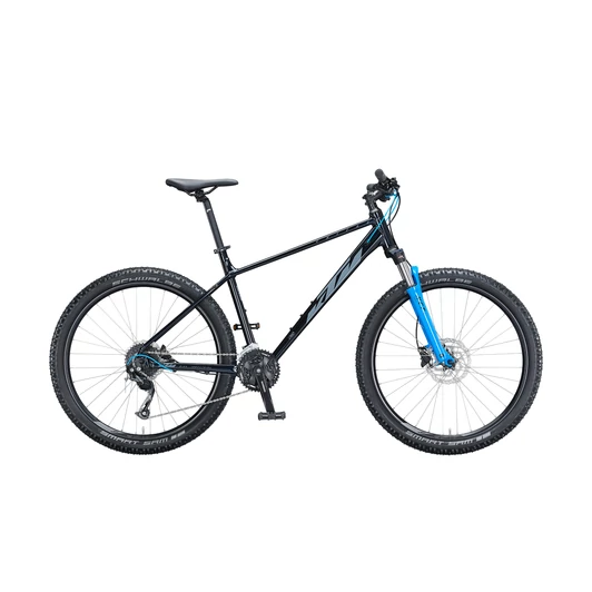 KTM CHICAGO DISC 271 METALLIC BLACK (GREY+BLUE) 2021 FÉRFI MTB KERÉKPÁR