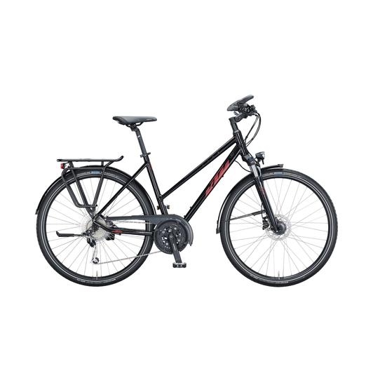 KTM LIFE SPACE TRAPÉZ METALLIC BLACK (COTTO MATT) 2021 NŐI TREKKING KERÉKPÁR