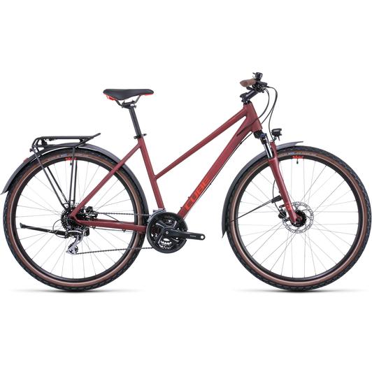 CUBE NATURE ALLROAD DARKRED N RED 2022 NŐI CROSS KERÉKPÁR
