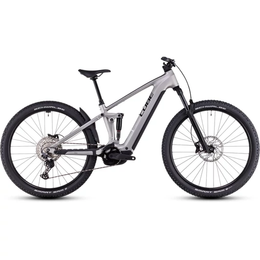 CUBE STEREO HYBRID ONE22 RACE 800 SILVER´N´BLACK - 2025 - ÖSSZTELESZKÓPOS MTB ELEKTROMOS KERÉKPÁR - M - 29"