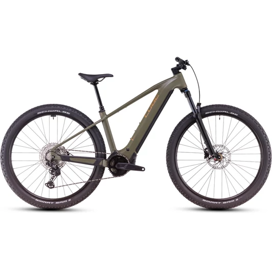 CUBE REACTION HYBRID PRO 800 DUSTYOLIVE´N´GOLD - 2025 - MTB ELEKTROMOS KERÉKPÁR - L - 29"