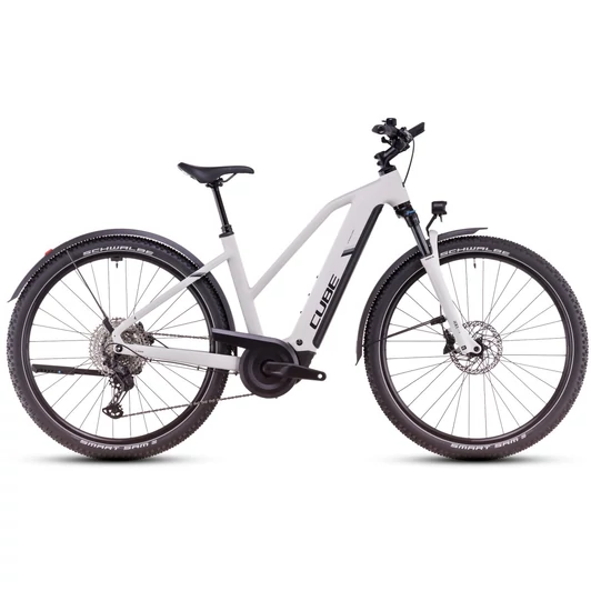 CUBE NURIDE HYBRID EXC 800 ALLROAD COTTON´N´SILVER - 2025 - CROSS TREKKING ELEKTROMOS KERÉKPÁR - TRAPEZE 54 CM