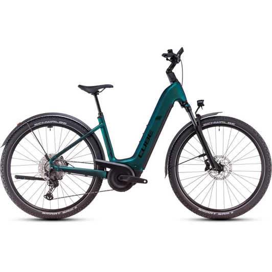 Cube Nuride Hybrid EXC Allroad goblin´n´black - 2025 - cross trekking elektromos kerékpár - Easy Entry 58 cm