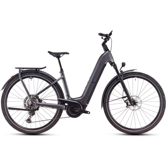 CUBE KATHMANDU HYBRID SLX 800 GRAPHITE´N´BLACK - 2025 - TREKKING ELEKTROMOS KERÉKPÁR - EASY ENTRY 54 CM