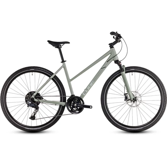 CUBE NATURE SLX PISTACHIO´N´PALEMINT - 2025 - CROSS TREKKING KERÉKPÁR - TRAPEZE 54 CM